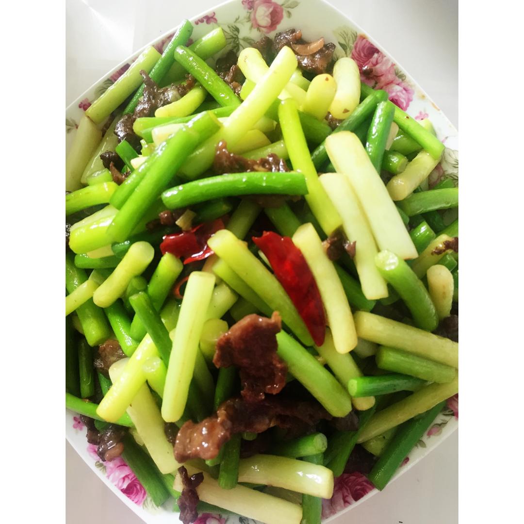 蒜薹炒肉