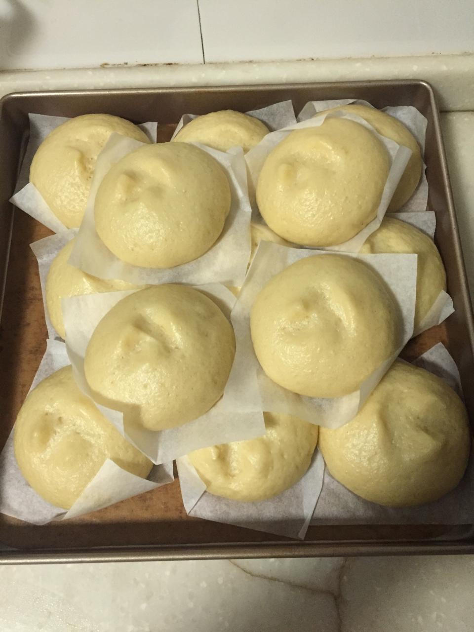 星空2016做的玉米开花馒头