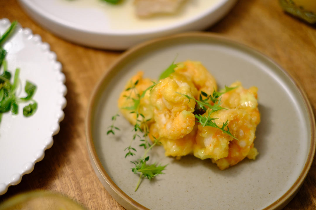 柏悦平替版芥末虾球