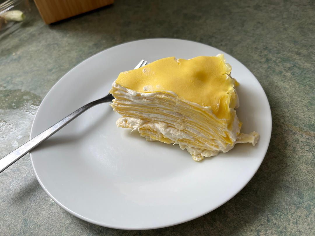 榴莲千层（超软糯蛋皮配方٩( ᐛ )و