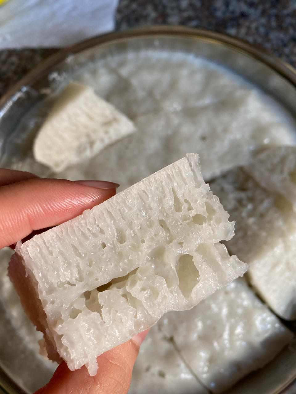 白糖糕，广东伦教糕，材料简单，爽口清甜