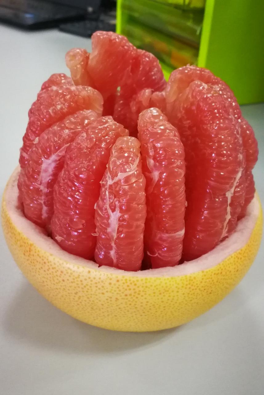 完美剥柚子大法……