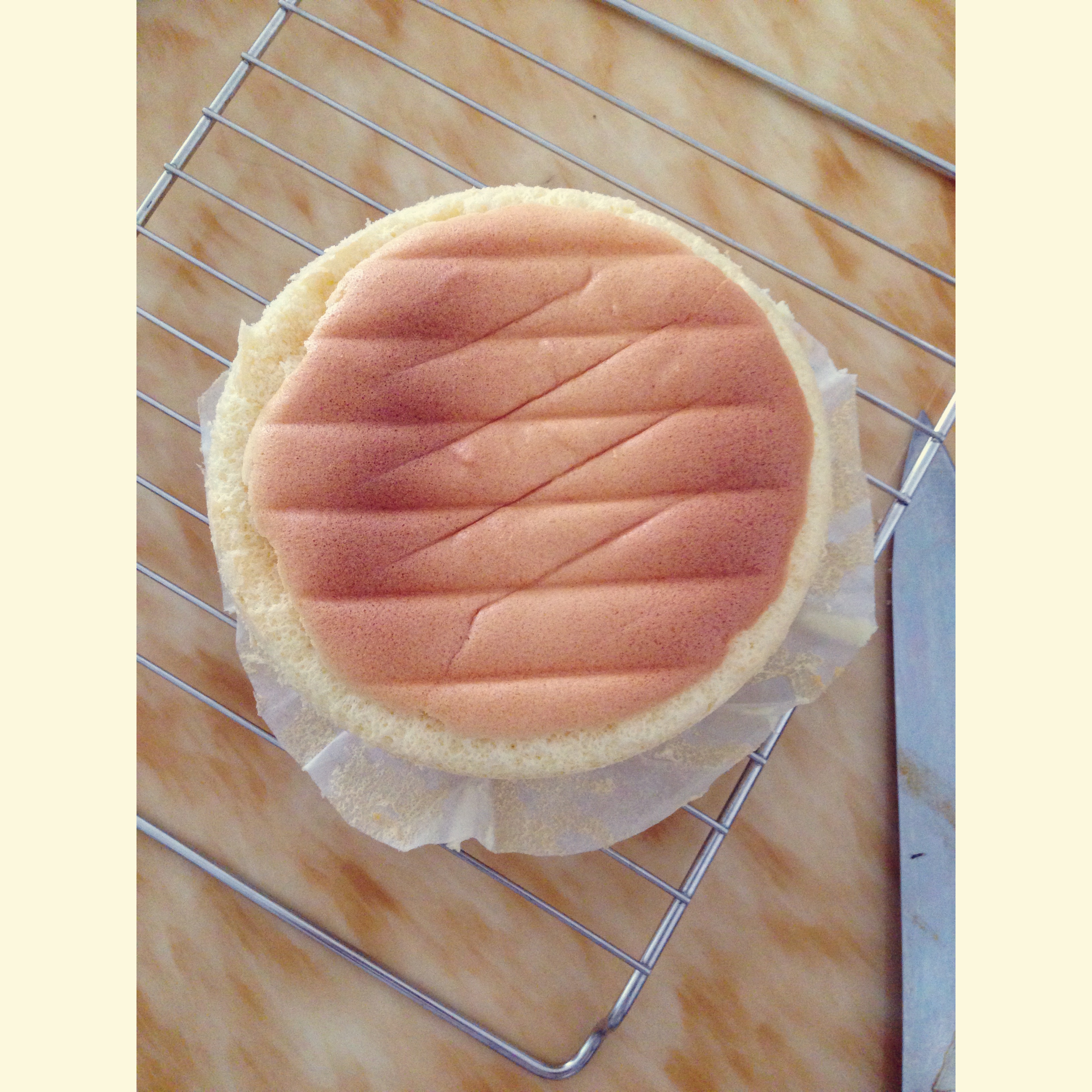 6寸原味戚风蛋糕