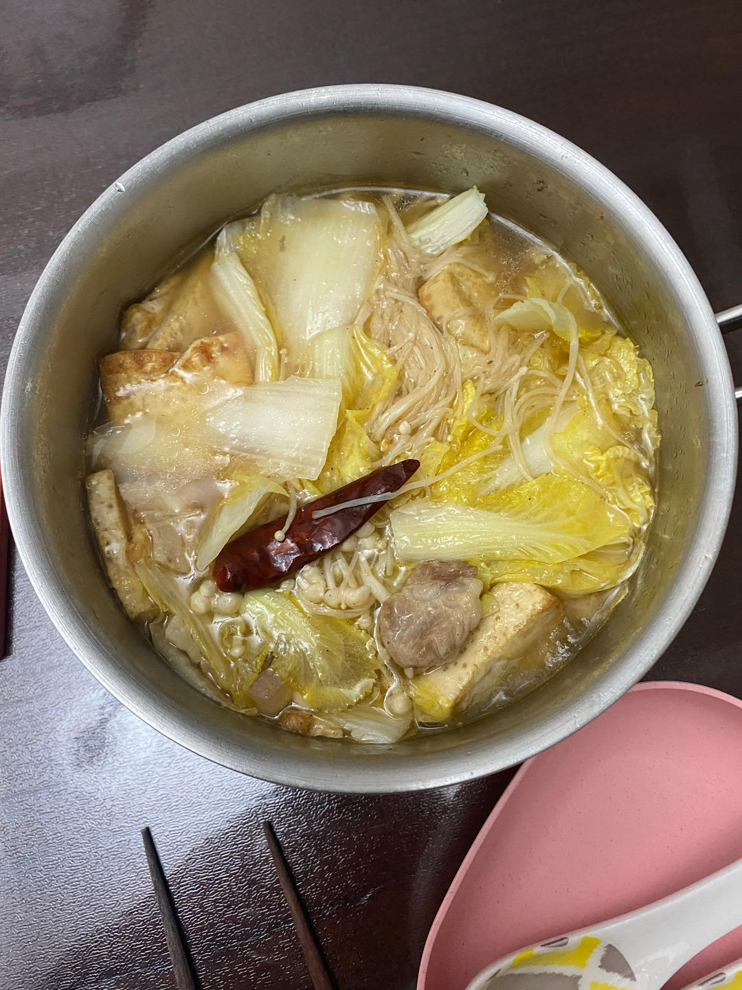 娃娃菜炖豆腐
