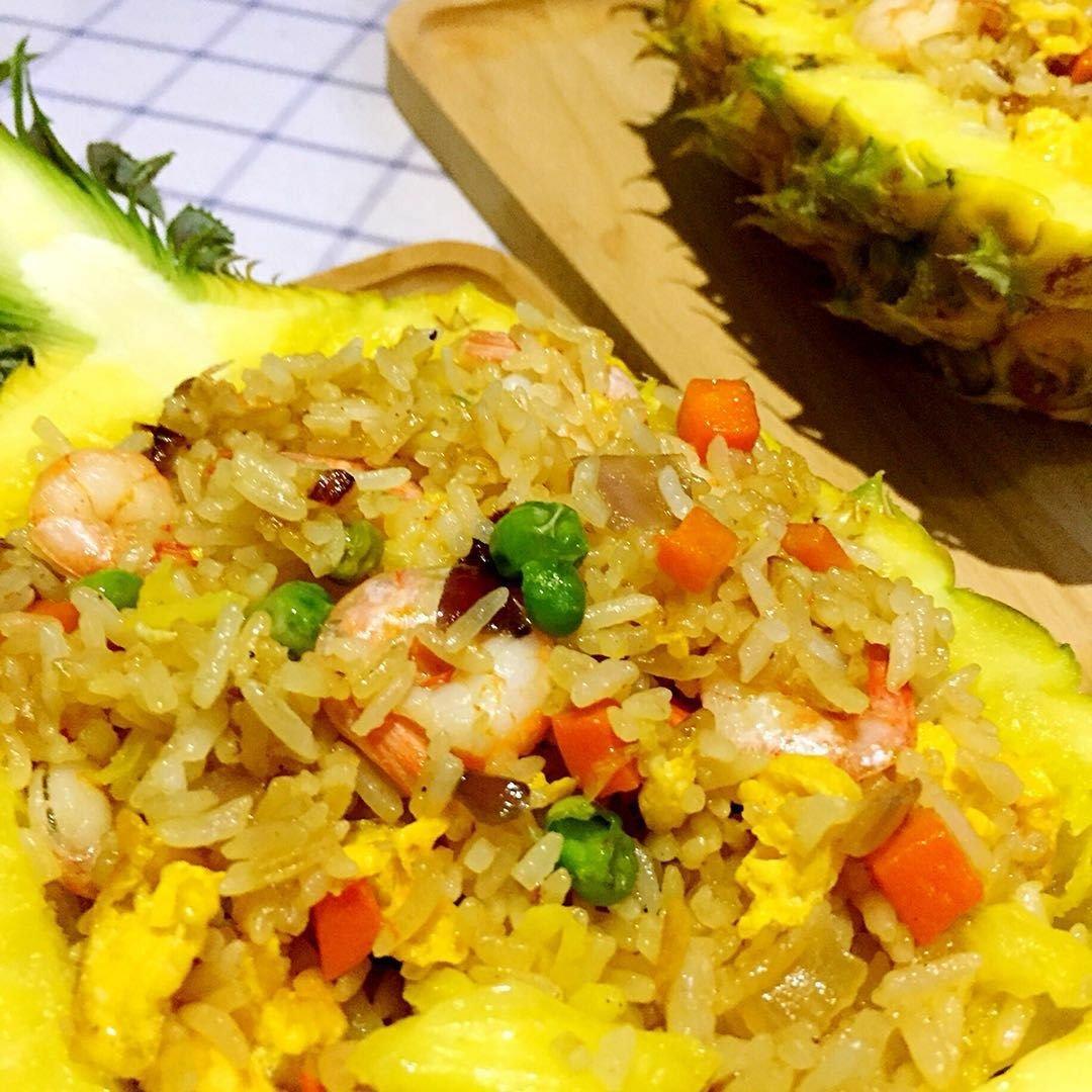 菜s椒做的虾仁菠萝炒饭