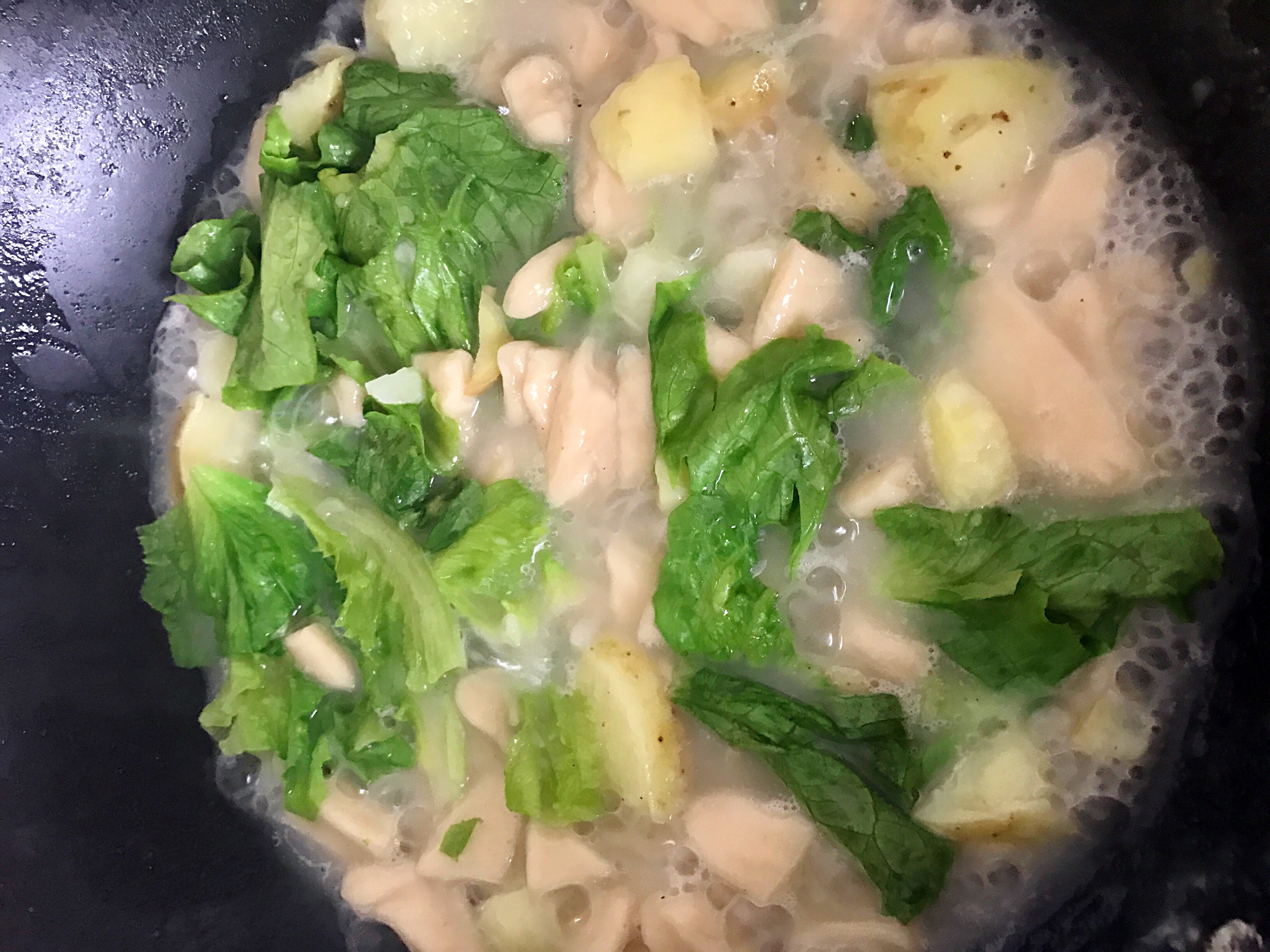 土豆疙瘩汤的做法 步骤3