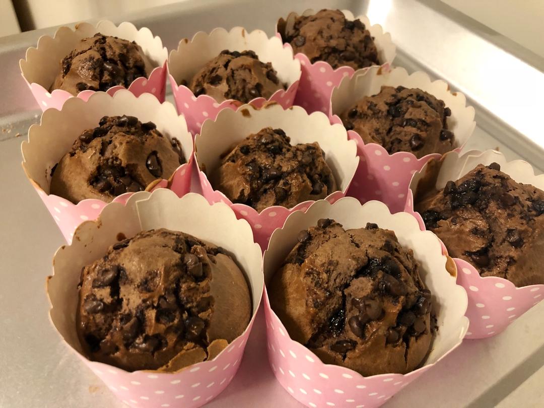 浓郁巧克力马芬