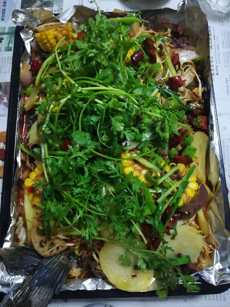 烤箱烤鱼