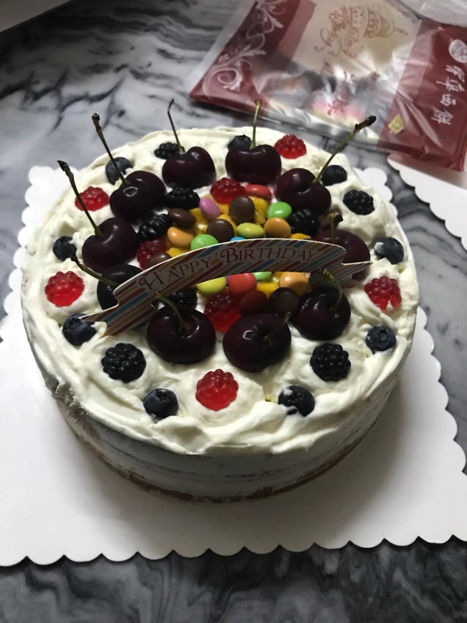 【零失败】不会裱花没关系的水果裸蛋糕 芒果裸蛋糕 完美戚风胚