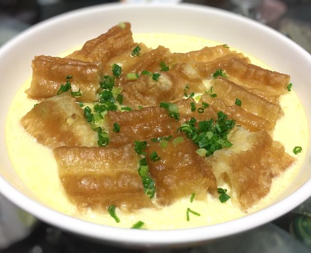 油条蒸蛋-很简单但特好吃的做法