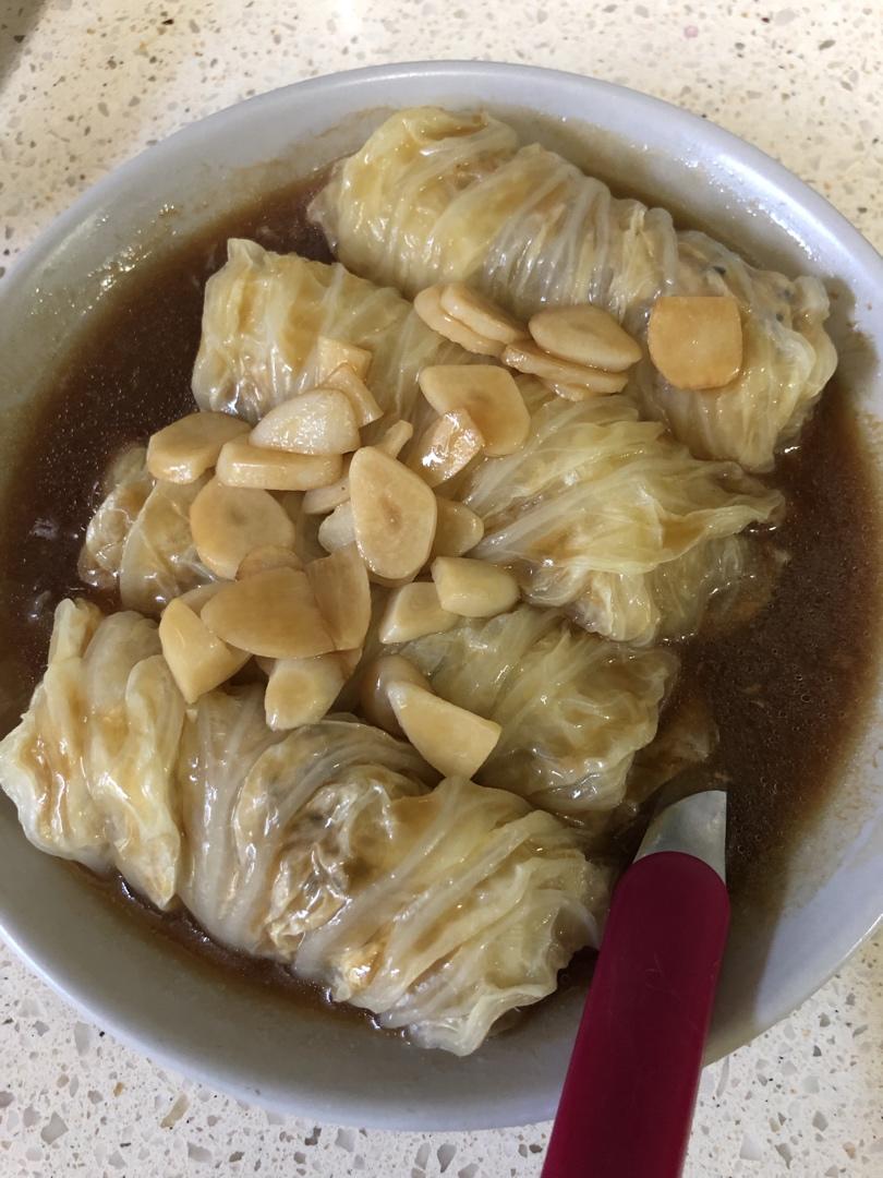 肉酿白菜卷
