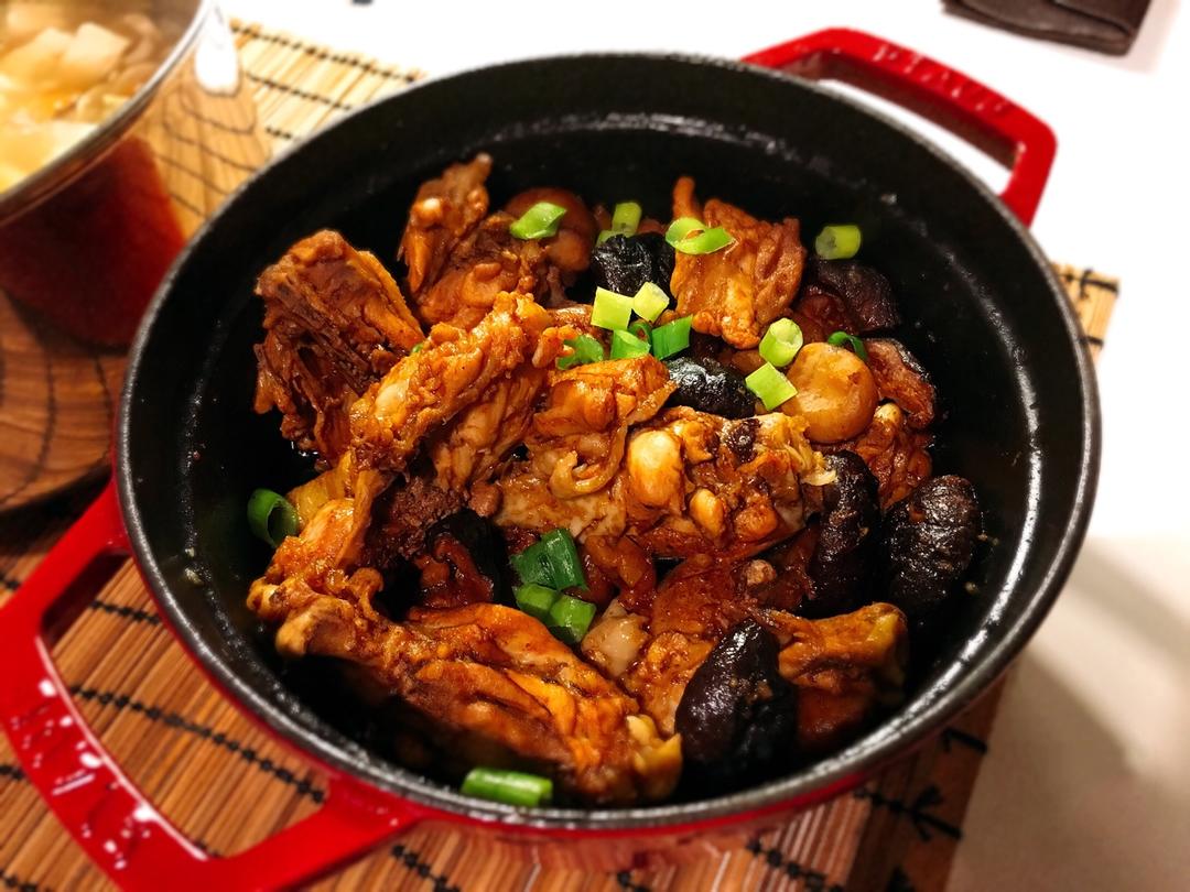 香菇板栗烧鸡