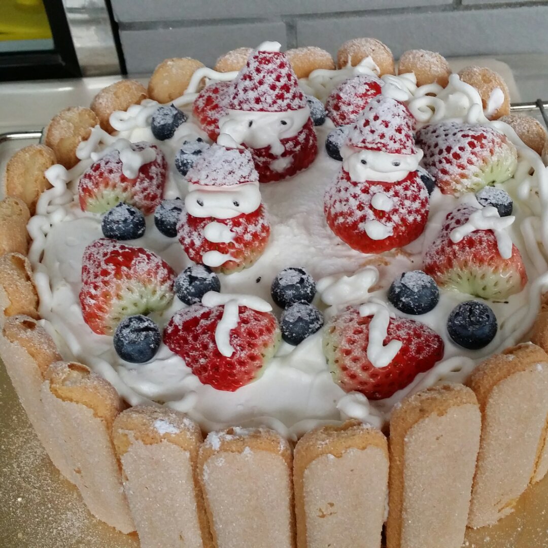 圣诞呆萌裸蛋糕