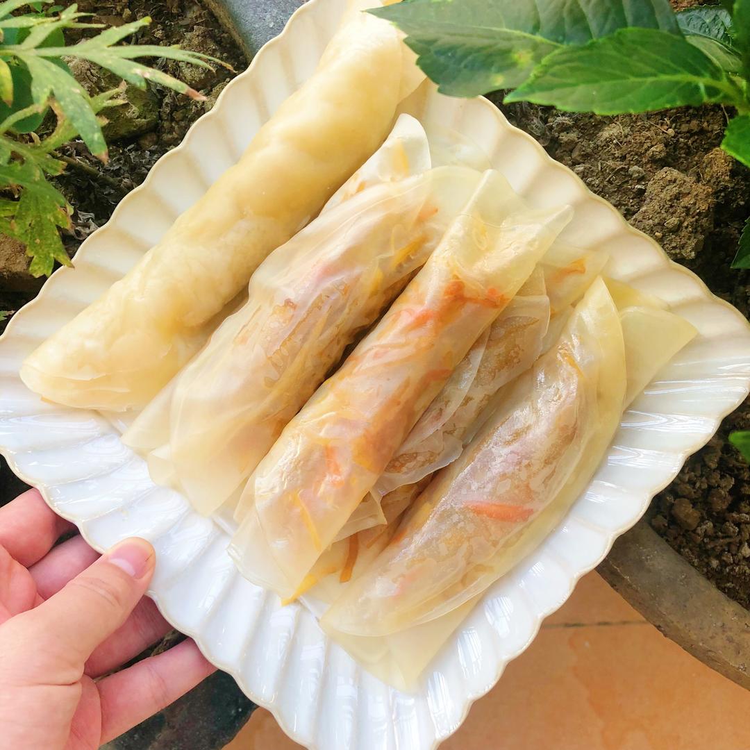 饺子皮春卷的做法
