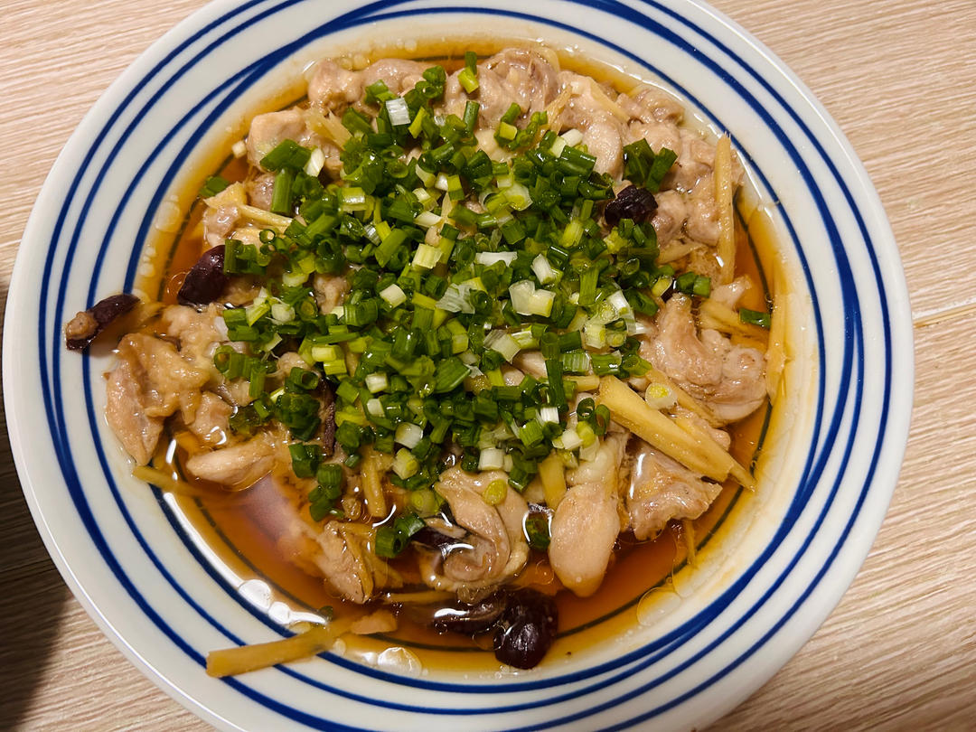 广式蒸鸡