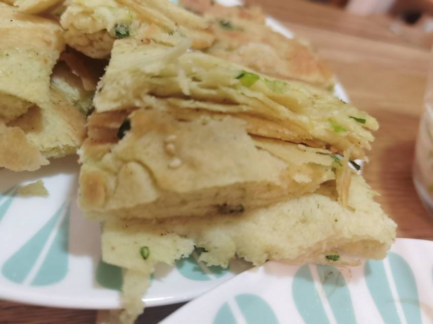 发面葱花大饼