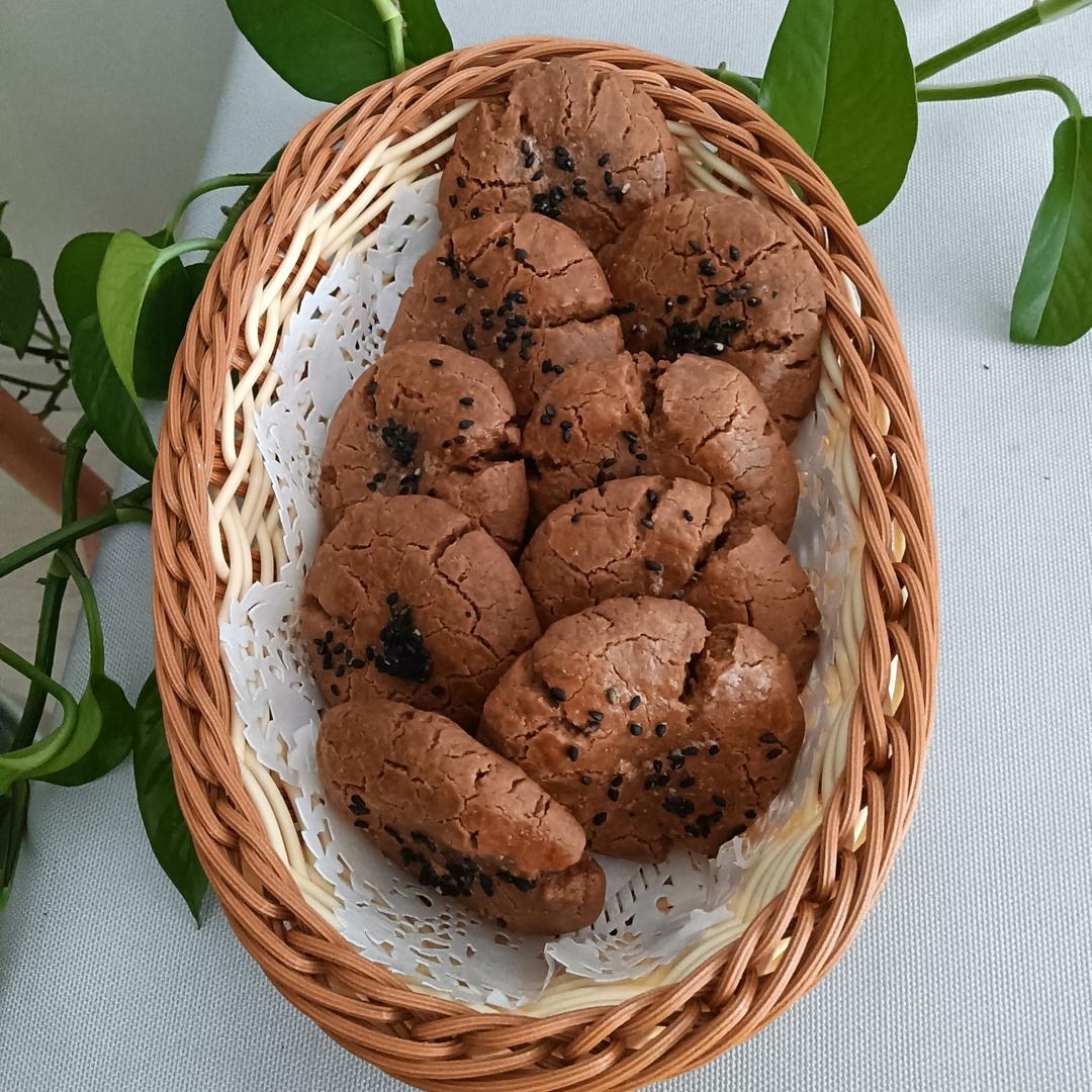 消耗熟黄豆粉～豆面桃酥