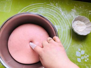樱花🌸豆沙馅儿小面包 素食的做法 步骤6