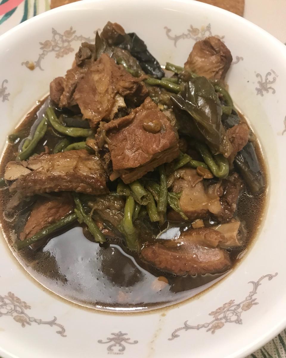 豆角粘卷子