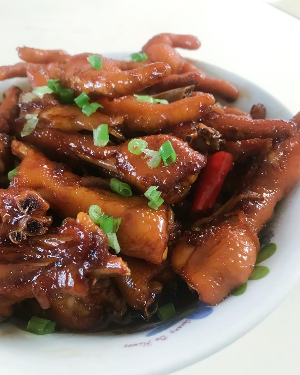 香辣烧鸡爪