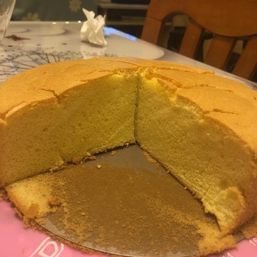 视频菜谱:原味戚风蛋糕8寸戚风蛋糕不裂
