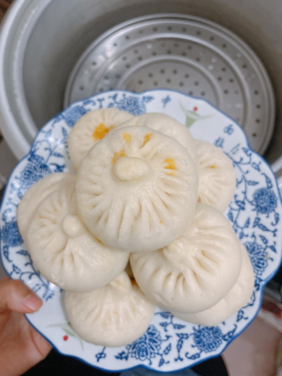 胡萝卜素包子的做法