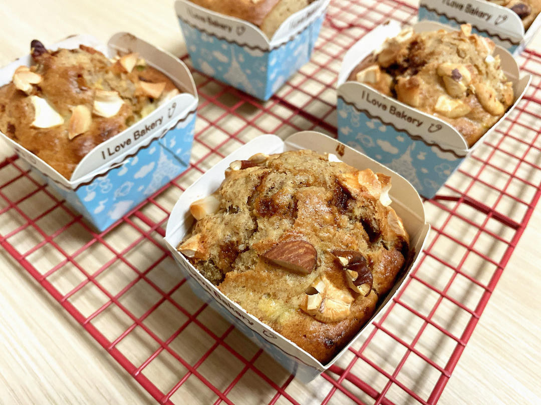 香蕉核桃麦芬 （超级湿润）