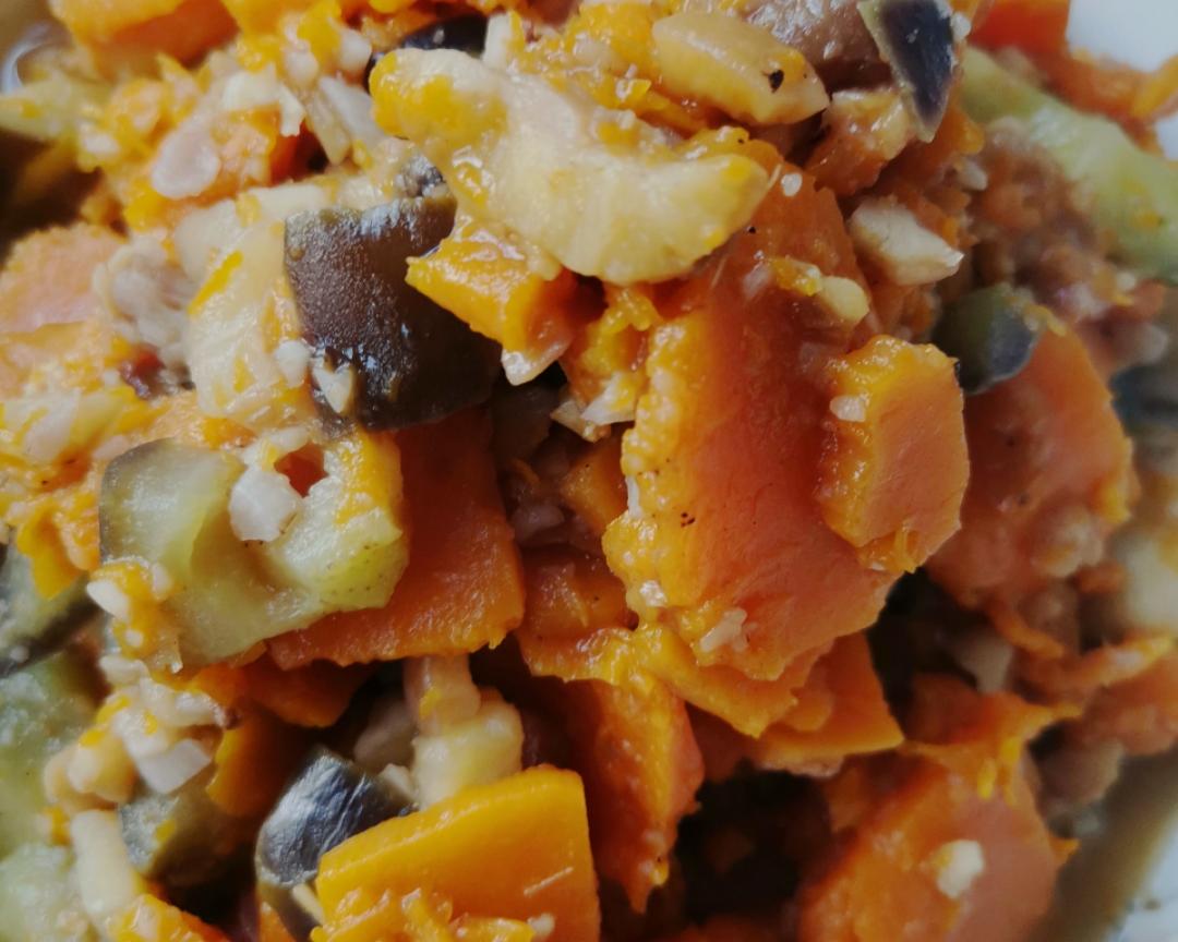 南瓜茄子烧板栗