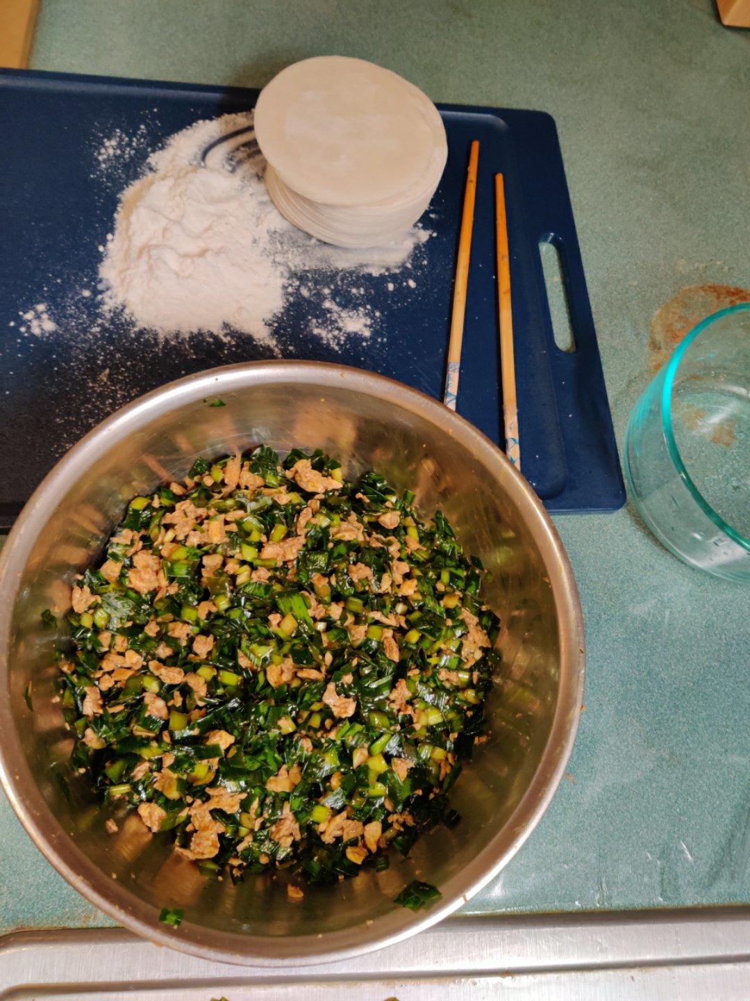 经典的韭菜鸡蛋馅儿饺子 怎么吃都不会腻