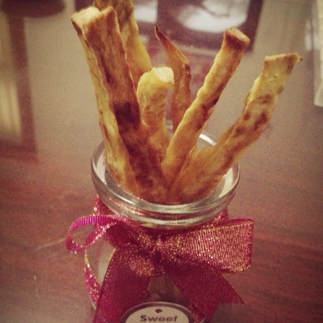 橄榄油焗红薯条