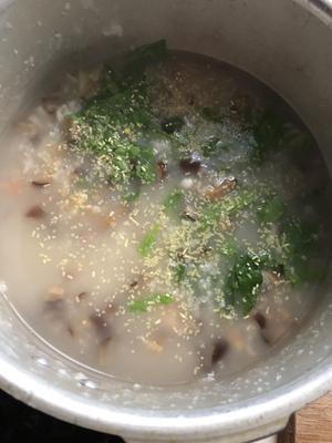 干贝海鲜蔬粥的做法 步骤5