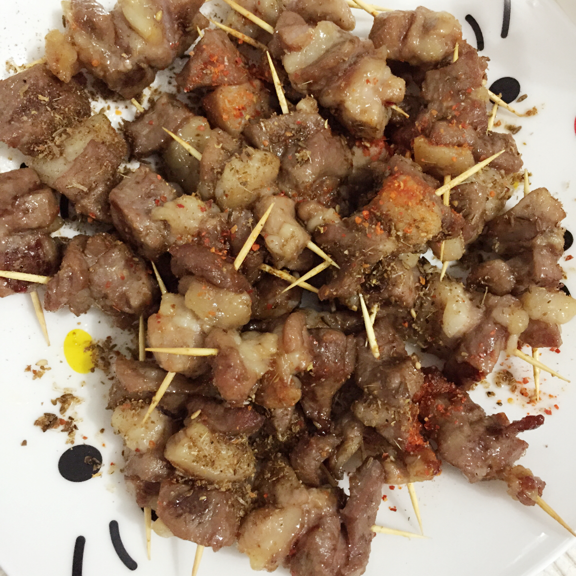 牙签羊肉（烤箱版）