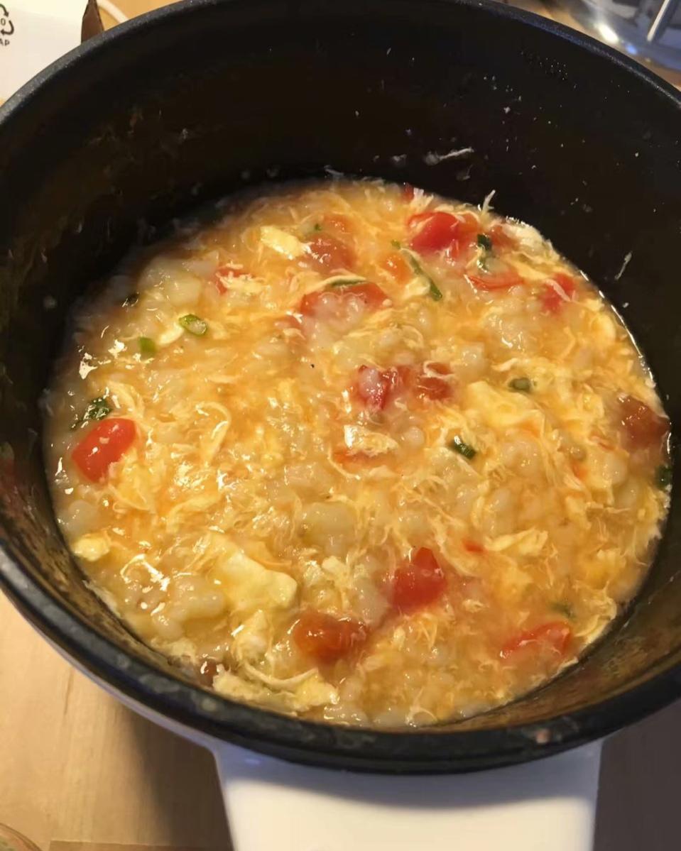 西红柿鸡蛋疙瘩汤