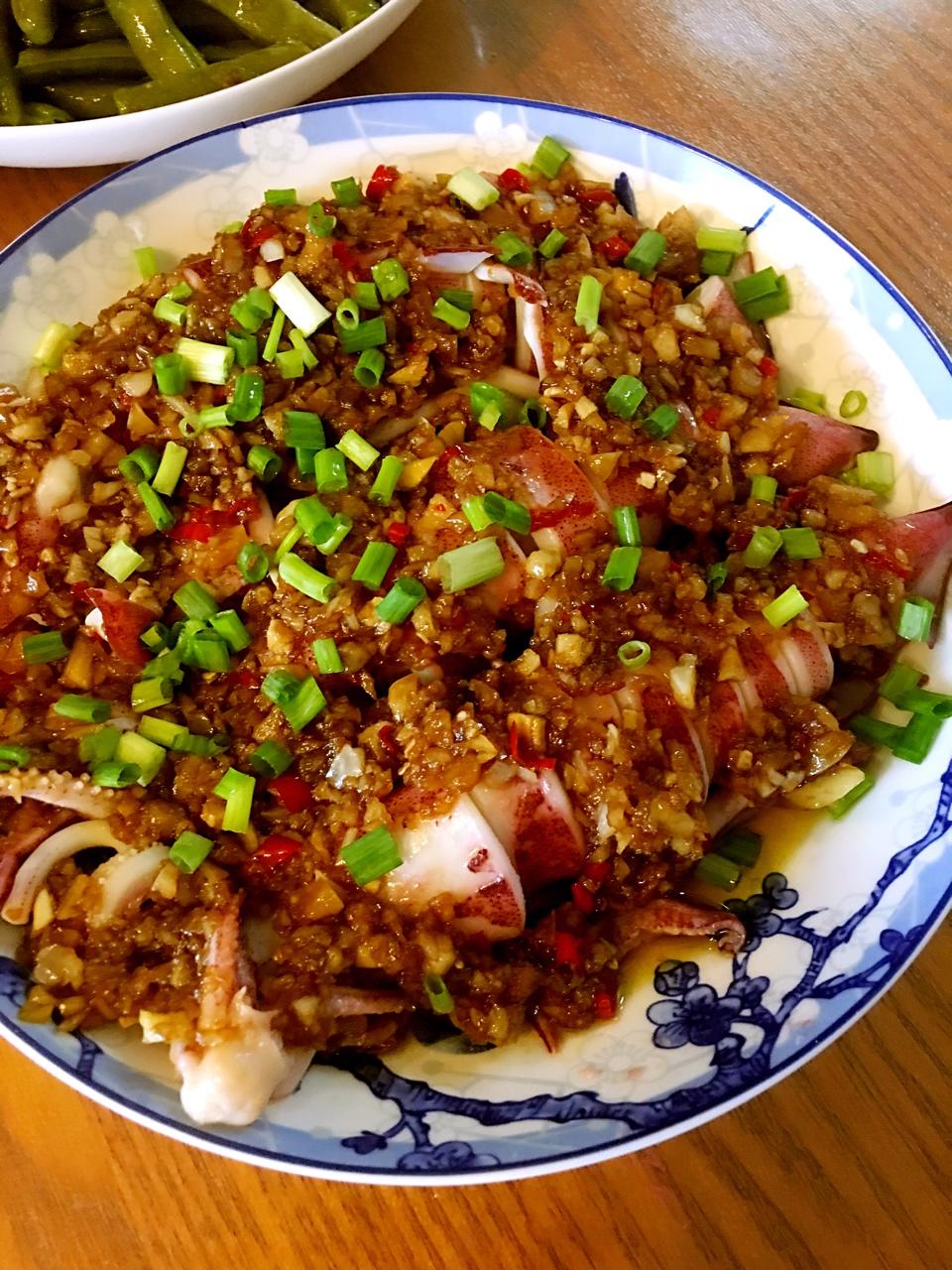 清蒸大鱿鱼
