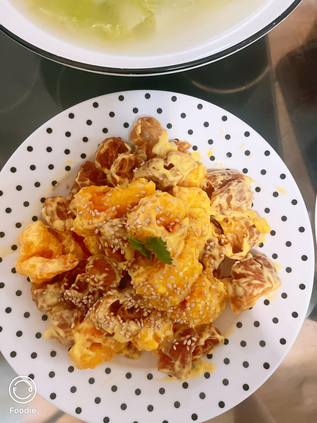 柏悦平替版芥末虾球