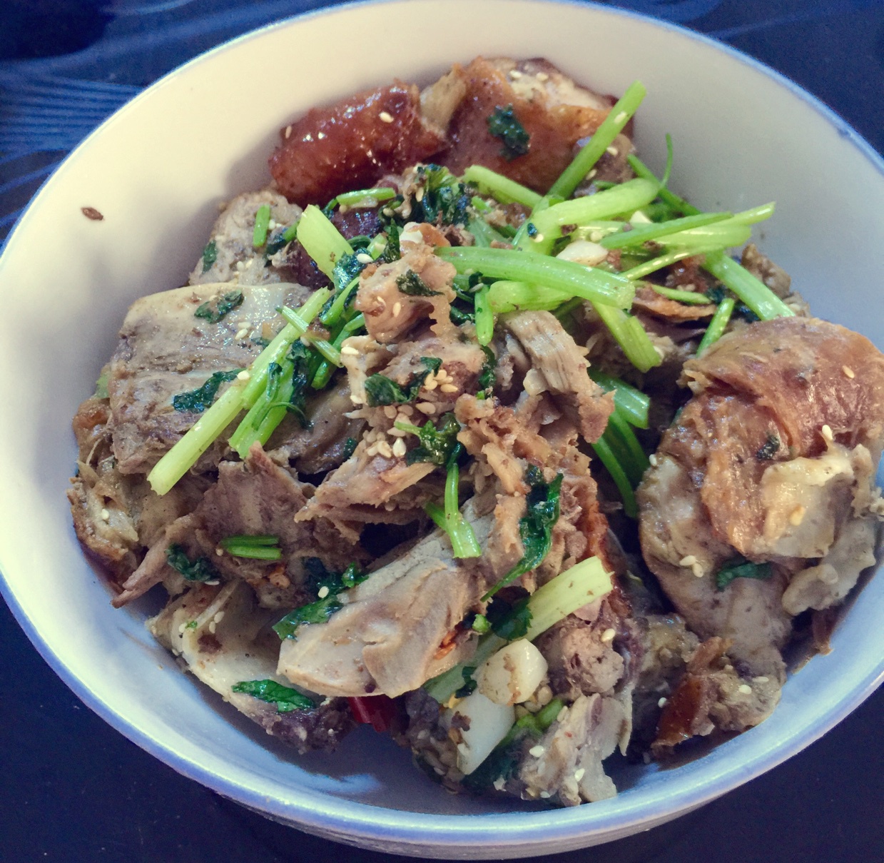 椒盐鸭架