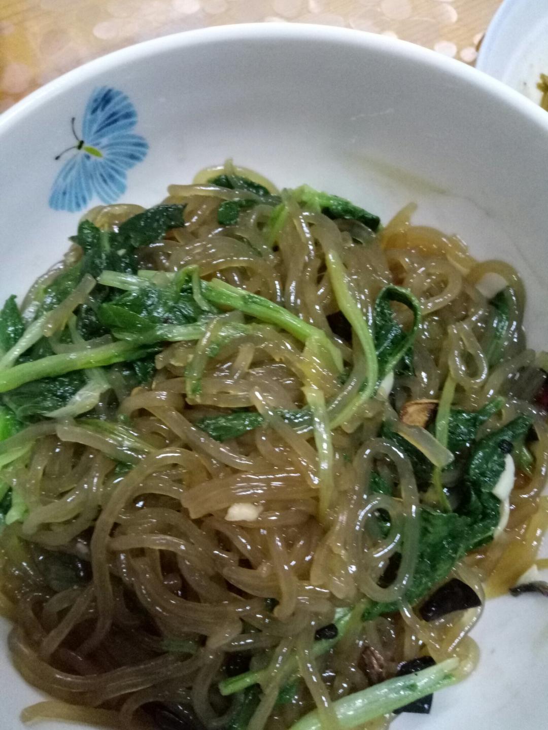 小白菜炝粉条