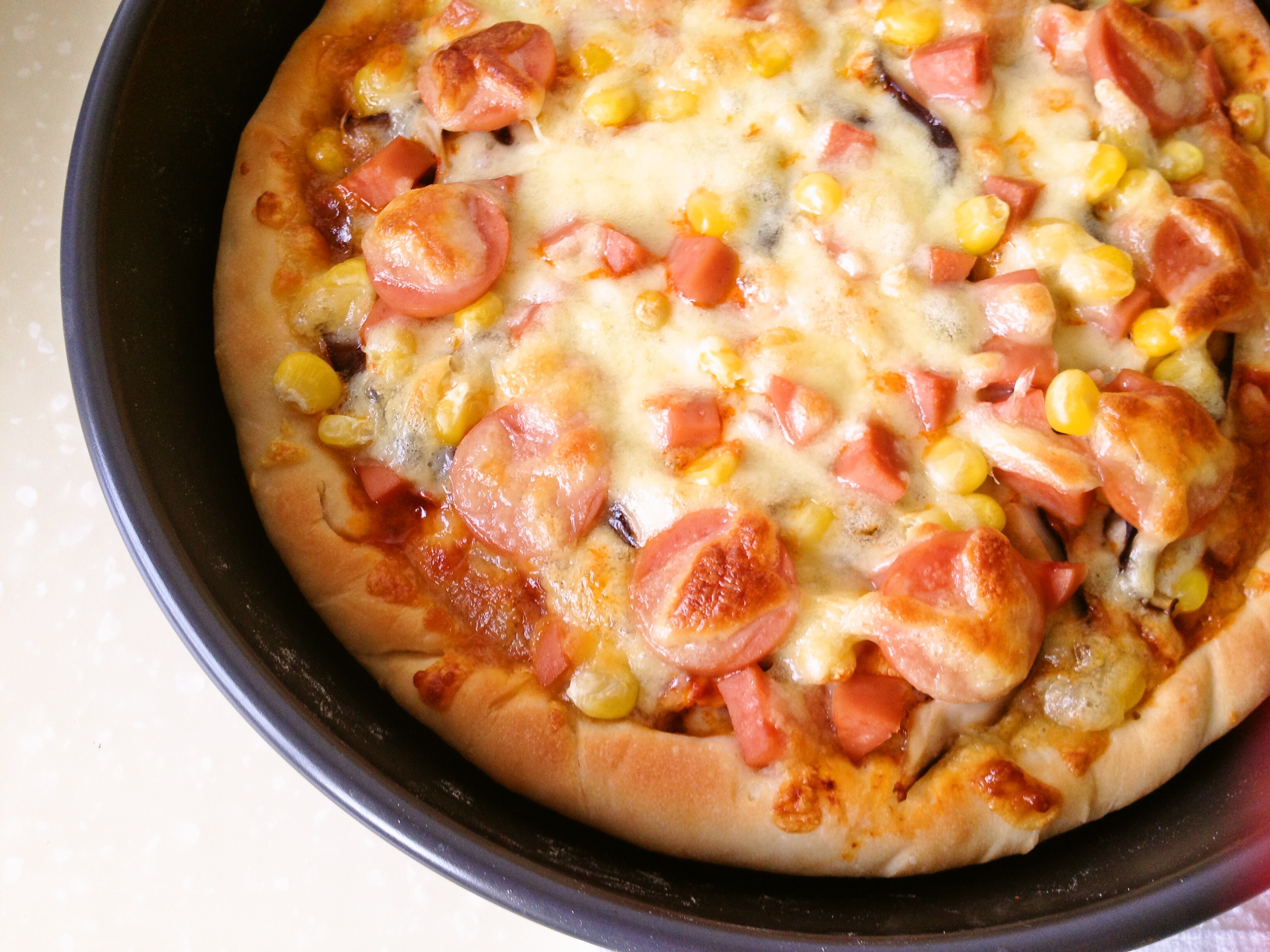 原香烧烤鸡肉比萨