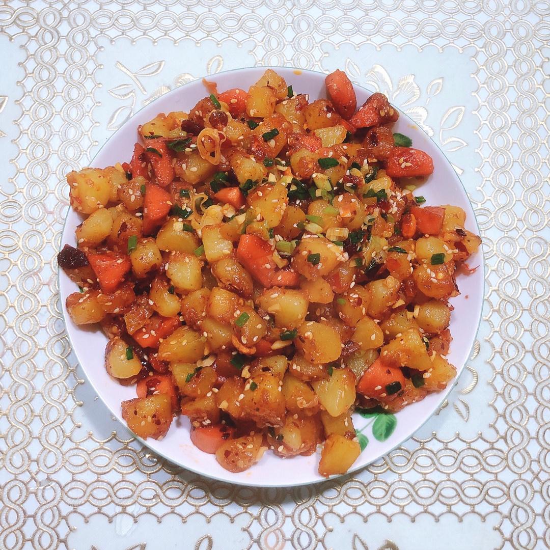 孜然烧烤土豆之无烤箱版