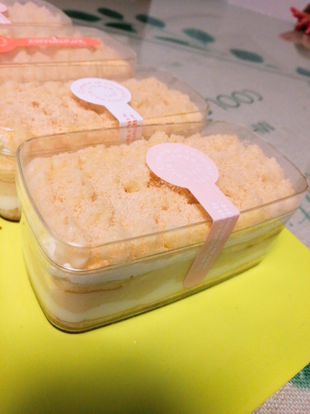 日式豆乳盒子蛋糕