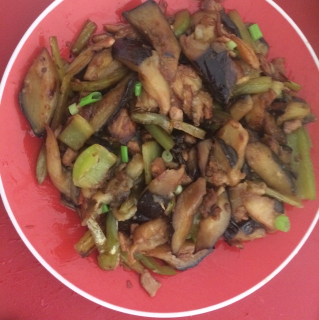 油淋茄子