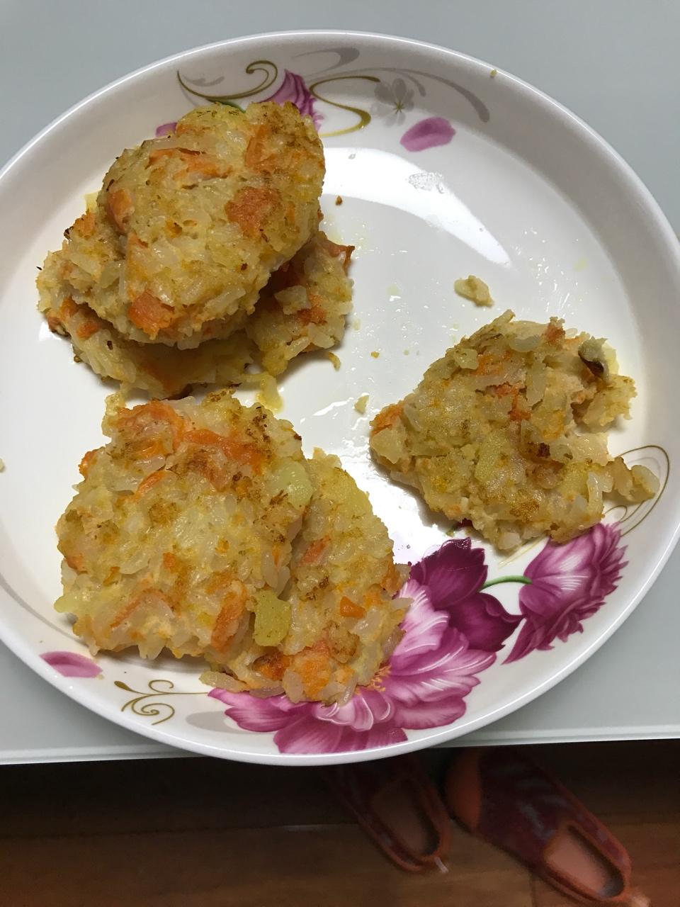 三文鱼米饼（宝宝辅食）