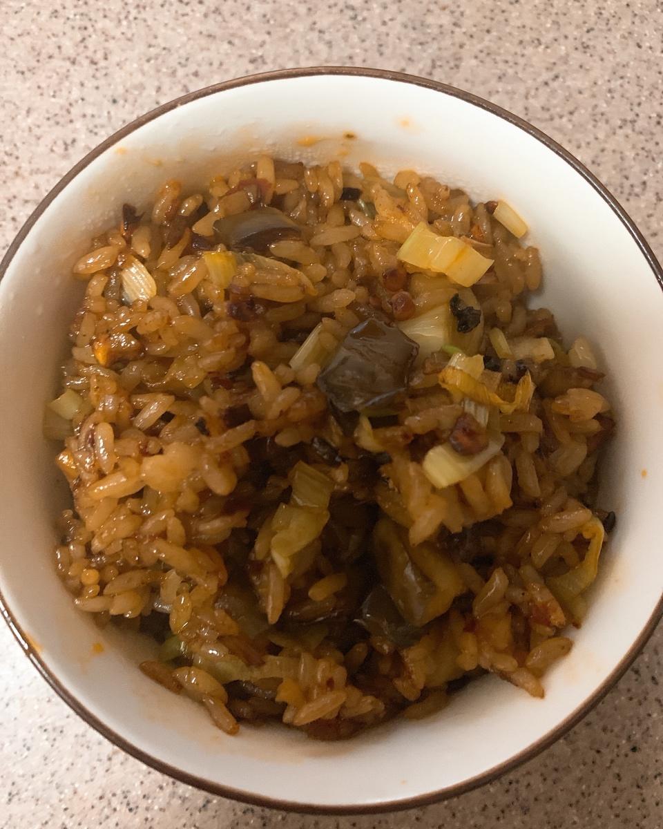 特别好吃的茄子炒饭