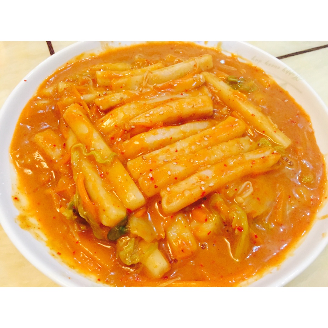 韩式辣炒年糕