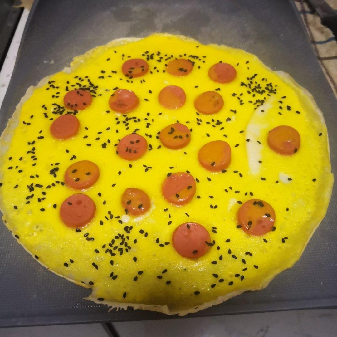 在家就能做的高颜值超好吃的(火腿鸡蛋饼）