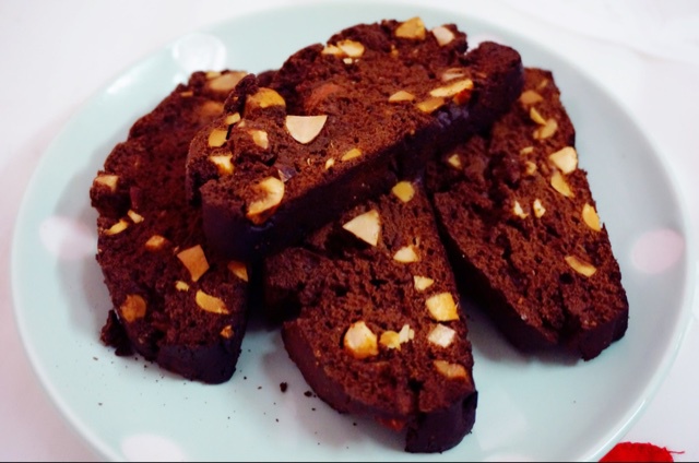 巧克力坚果意式脆饼