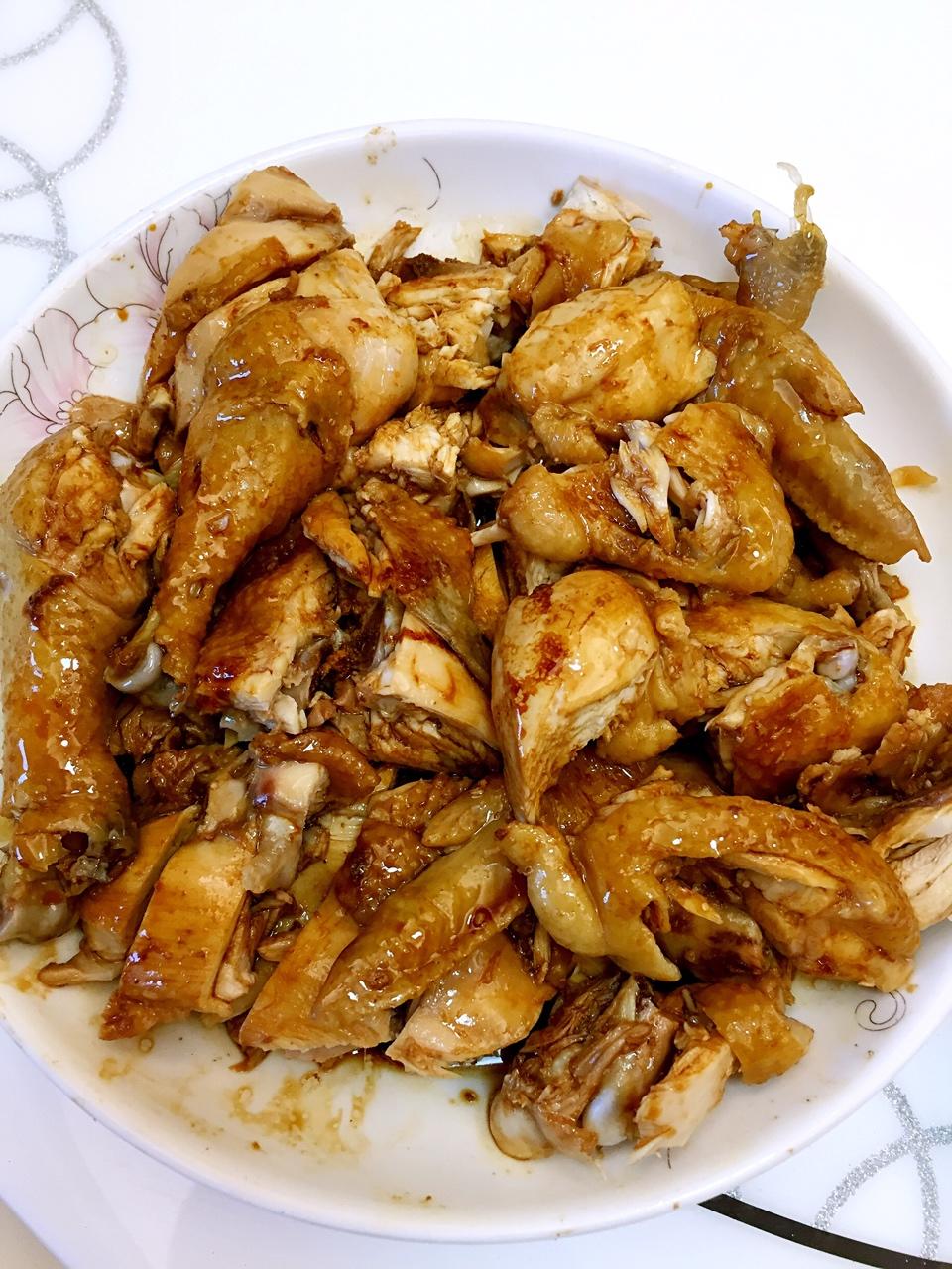 电饭锅简易版：盐焗手撕鸡