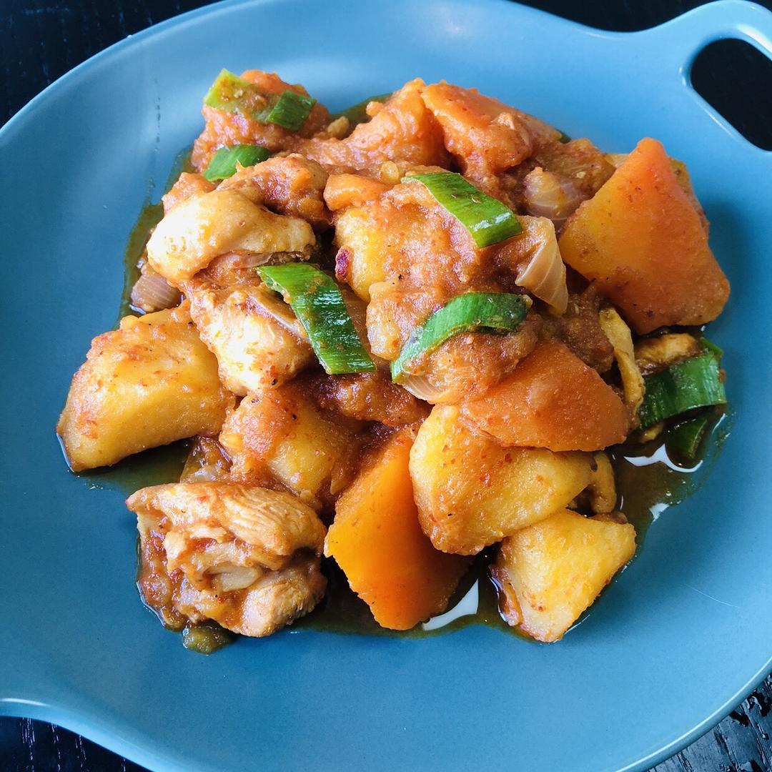 【三时三餐】车婶的韩式辣炖鸡块 닭볶음탕