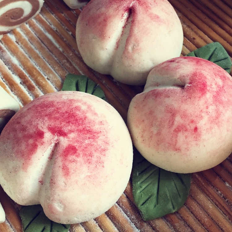 寿桃馒头（水蜜桃馒头）
