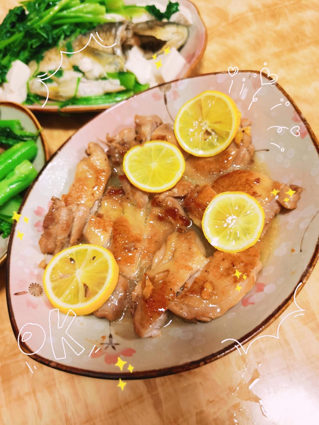 酸酸甜甜开胃西柠鸡排